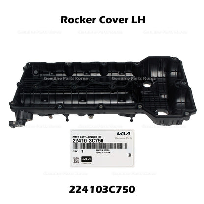 Genuine Rocker Cover LH 224103C750 for Hyundai Genesis Kia Borrego