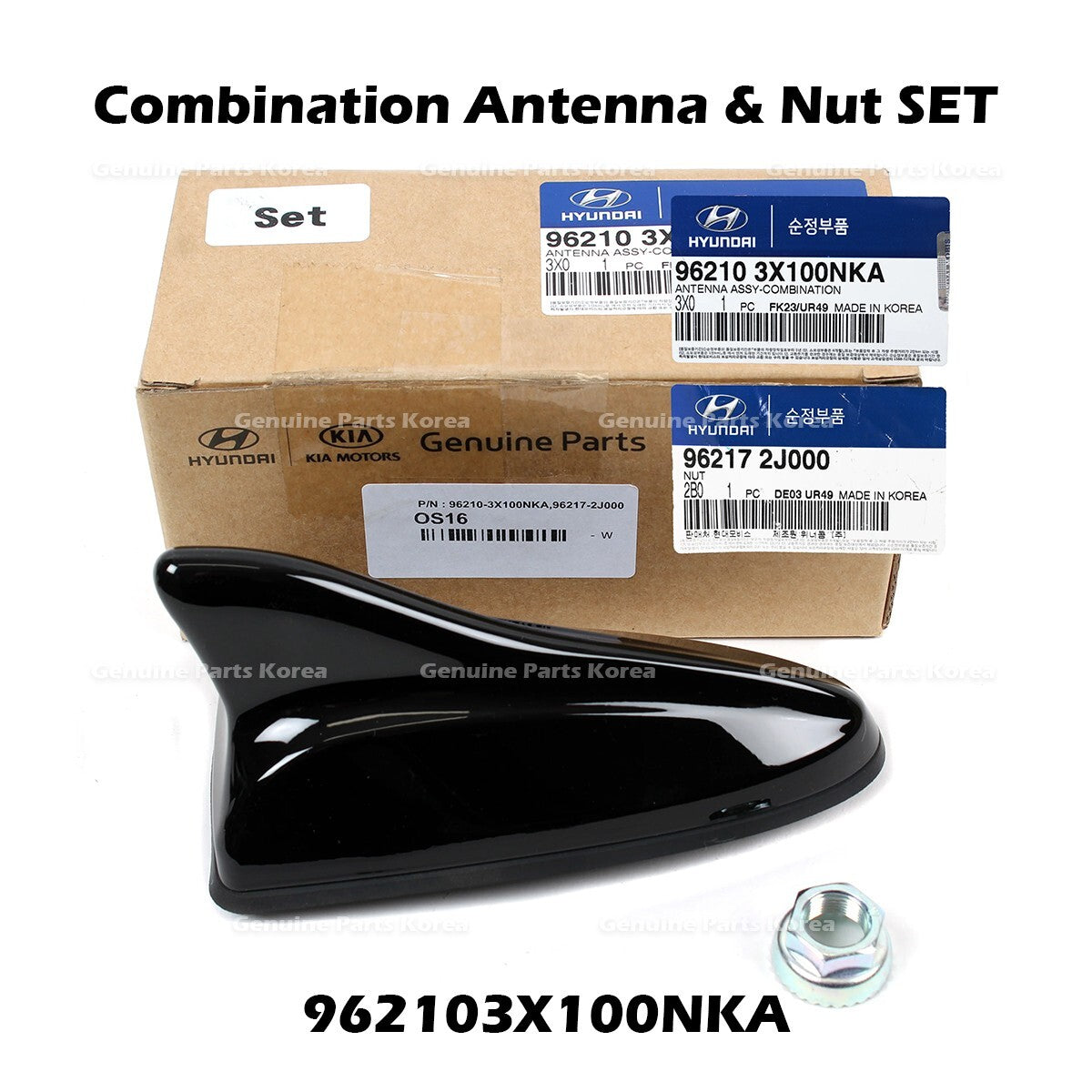 Genuine Combination Antenna & Nut SET 962103X100NKA for Hyundai Elantra