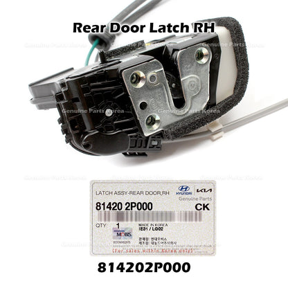 Genuine Rear Door Latch RH 814202P000 for Kia Sorento