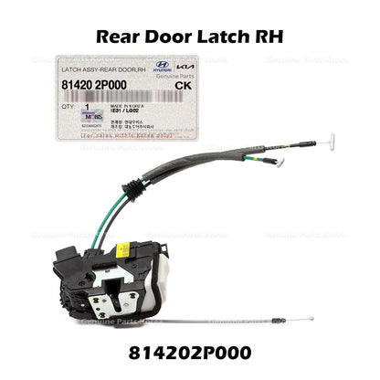 Genuine Rear Door Latch RH 814202P000 for Kia Sorento