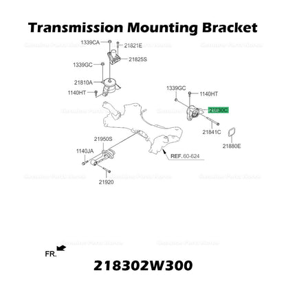 Genuine Transmission Mounting Bracket 218302W300 for Hyundai Santa Fe