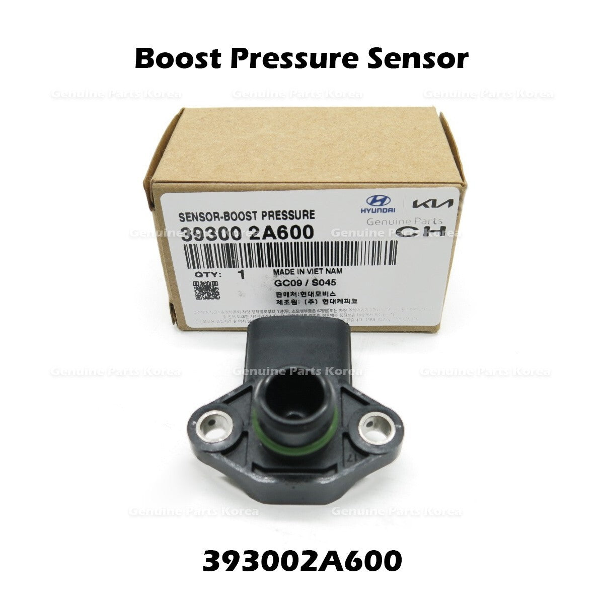 Genuine Boost Pressure Sensor 393002A600 for Hyundai Elantra Tucson Kia Forte