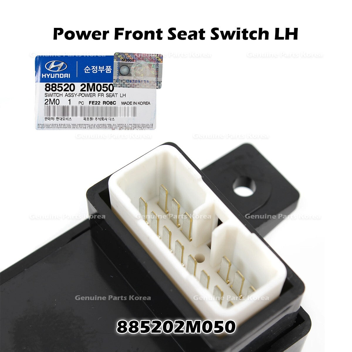 Genuine Power Front Seat Switch LH 885202M050 for Hyundai Genesis Coupe