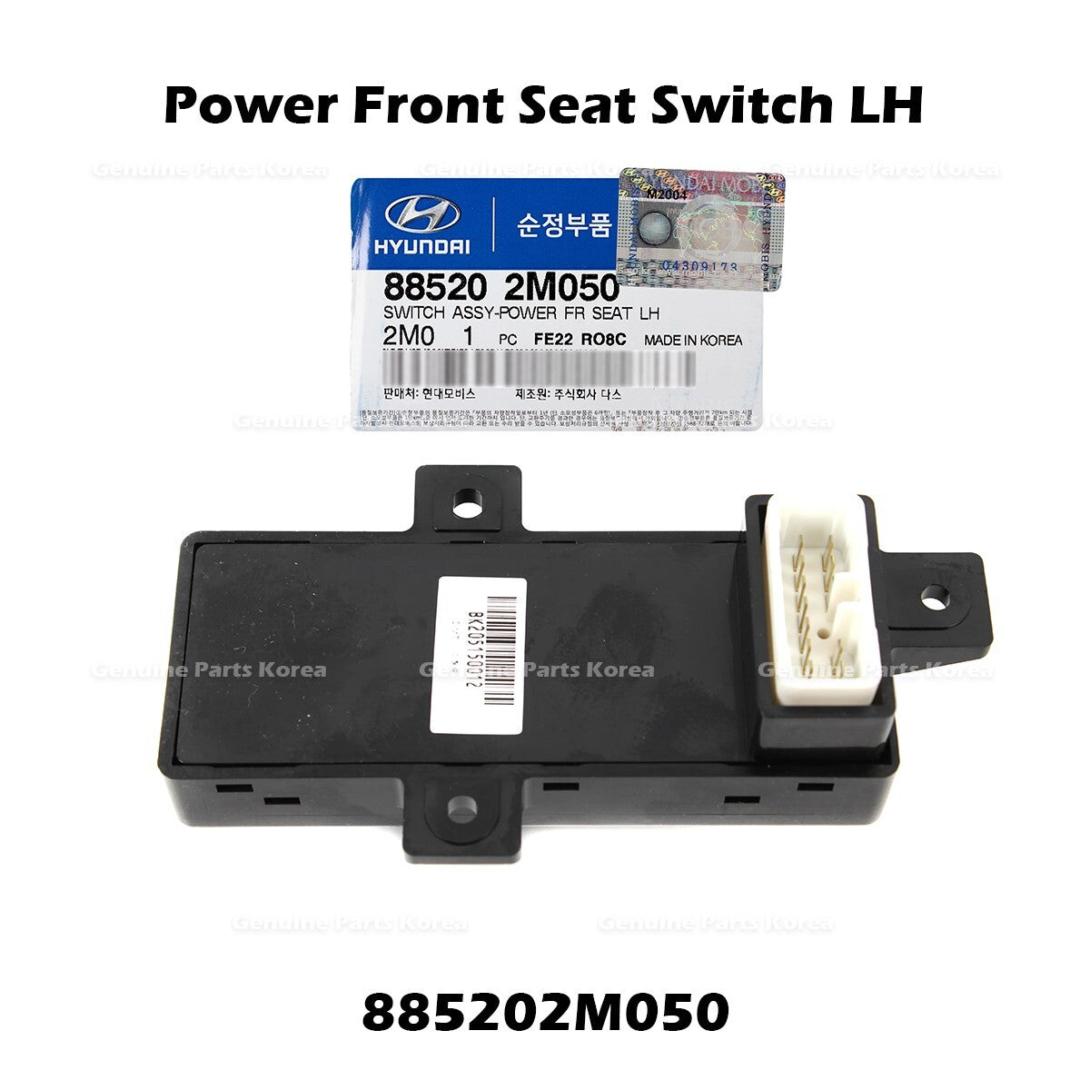 Genuine Power Front Seat Switch LH 885202M050 for Hyundai Genesis Coupe