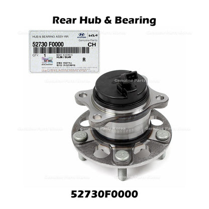 Genuine Rear Hub & Bearing 52730F0000 for Hyundai Elantra Ioniq Kia Forte