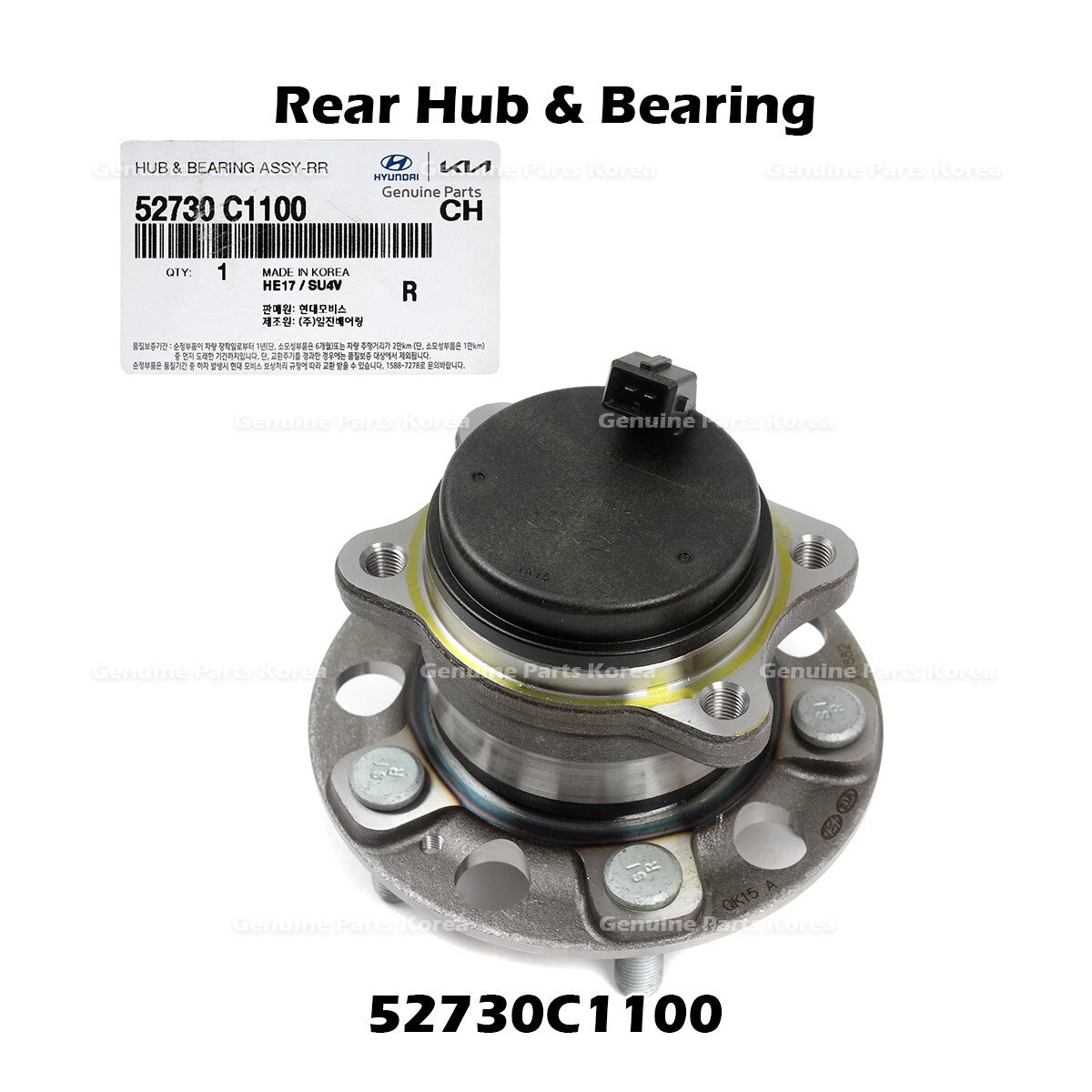 Genuine Rear Hub & Bearing 52730C1100 for Hyundai Sonata Tucson Kia Optima