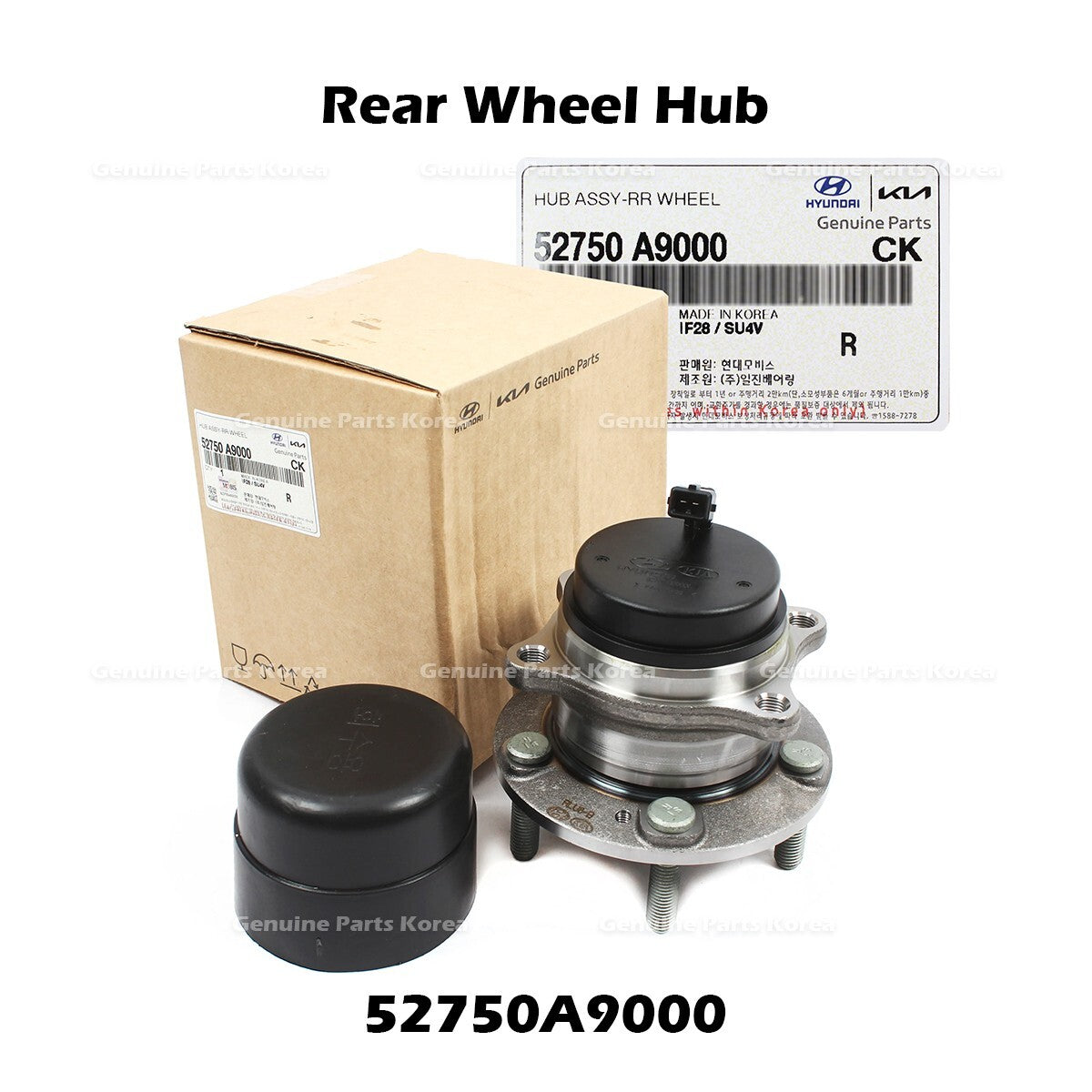 Genuine Rear Wheel Hub 52750A9000 for Kia Sedona