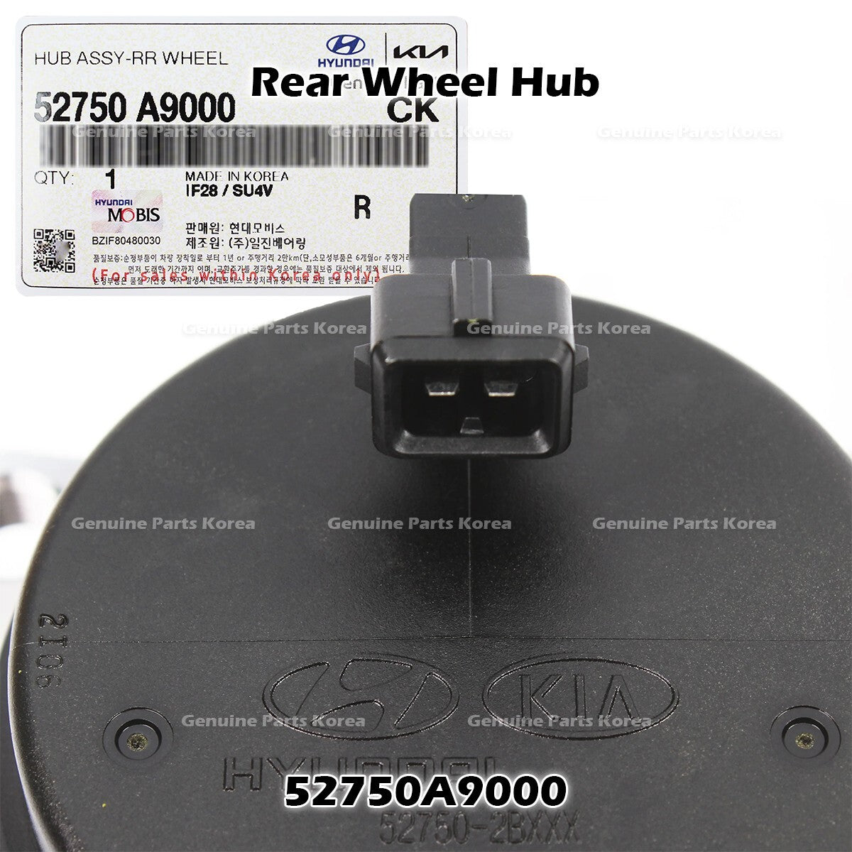 Genuine Rear Wheel Hub 52750A9000 for Kia Sedona