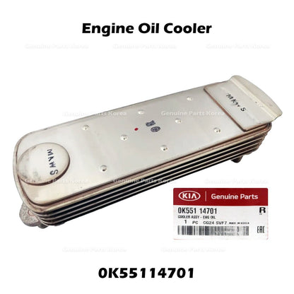 Genuine Engine Oil Cooler 0K55114701 for Hyundai Terracan Kia Carnival