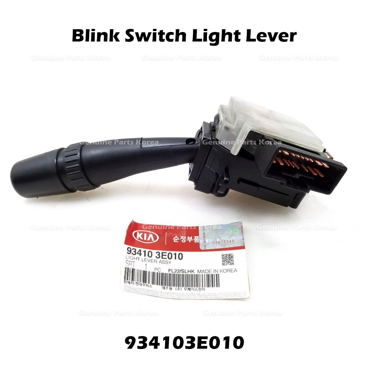 Genuine Blink Switch Light Lever 934103E010 for Kia Sorento