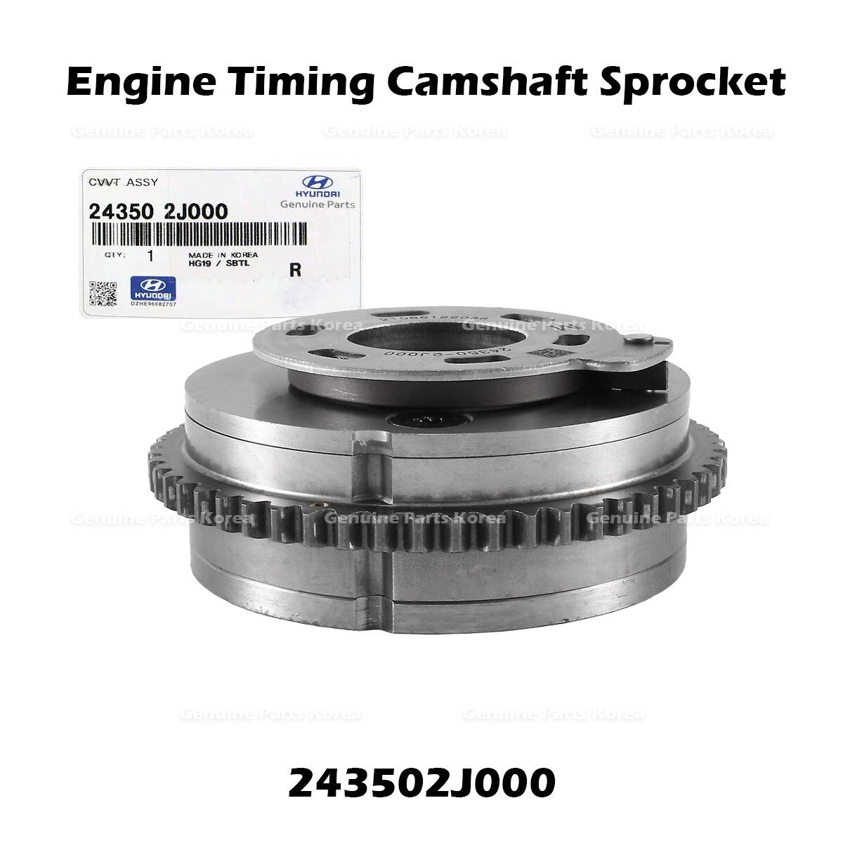 Genuine Engine Timing Camshaft Sprocket 243502J000 for Hyundai Elantra Kona