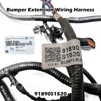 Genuine Bumper Extension Wiring Harness 91890S1520 for Hyundai Santa Fe Hybrid
