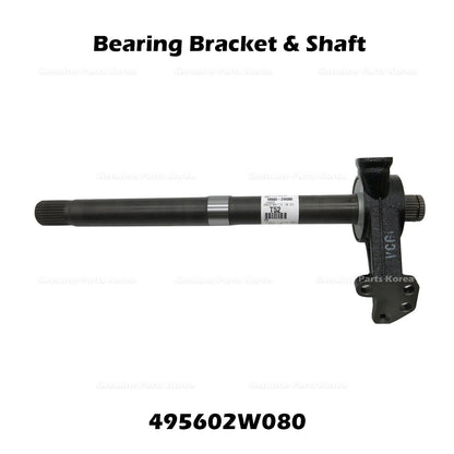 Genuine Bearing Bracket & Shaft 495602W080 for Hyundai Maxcruz Santa Fe