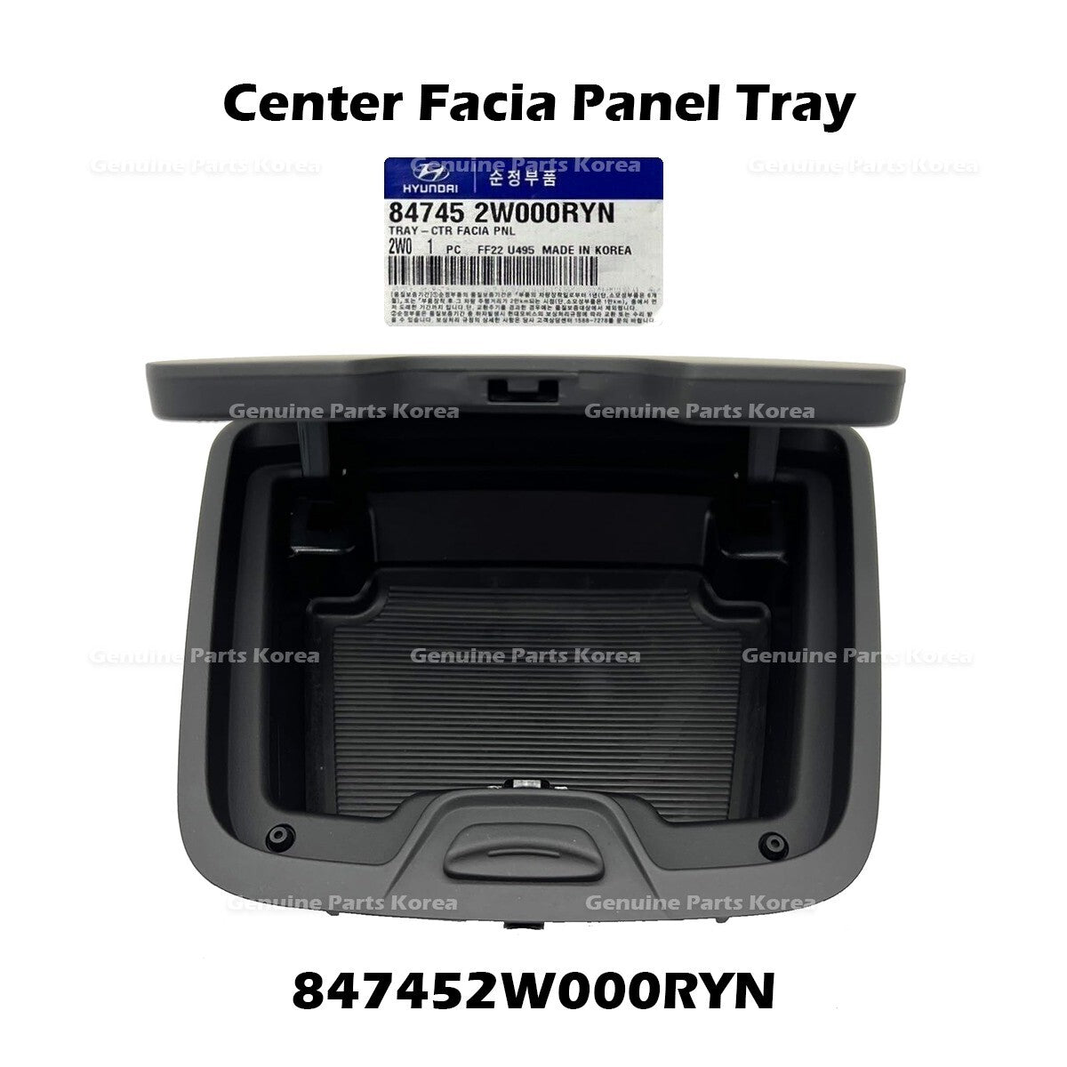 Genuine Center Facia Panel Tray 847452W000RYN for Hyundai Santa Fe