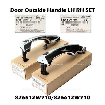 Genuine Door Outside Handle LH RH SET 826512W710 826612W710 for Hyundai