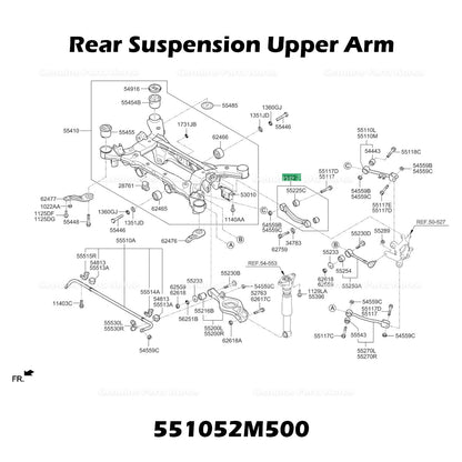 Genuine Rear Suspension Upper Arm 551052M500 for Hyundai Genesis Coupe