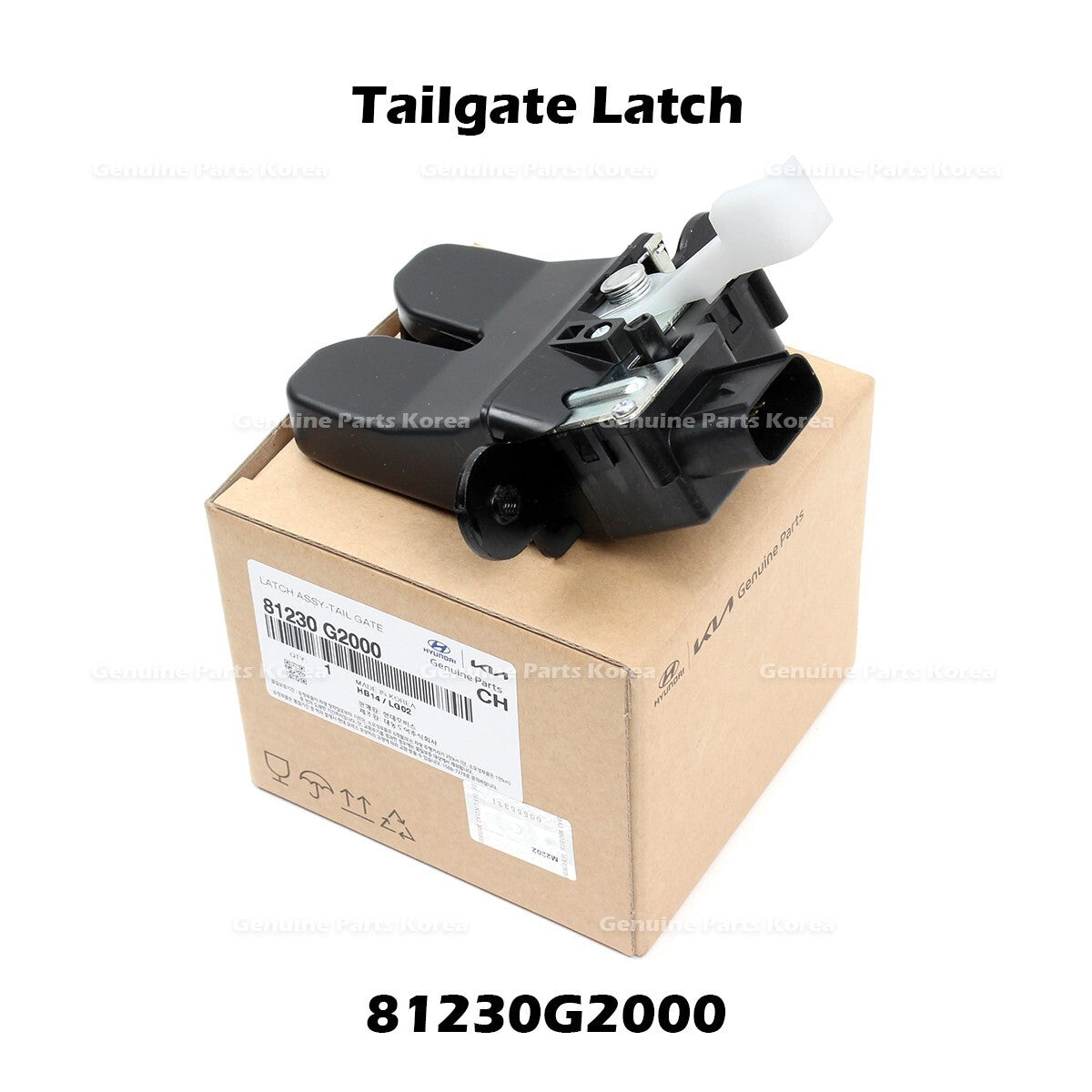 Genuine Tailgate Latch 81230G2000 for Hyundai Ioniq
