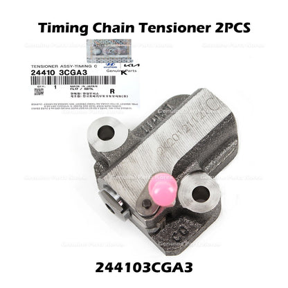Genuine Timing Chain Tensioner 2PCS 244103CGA3 for Hyundai Kia