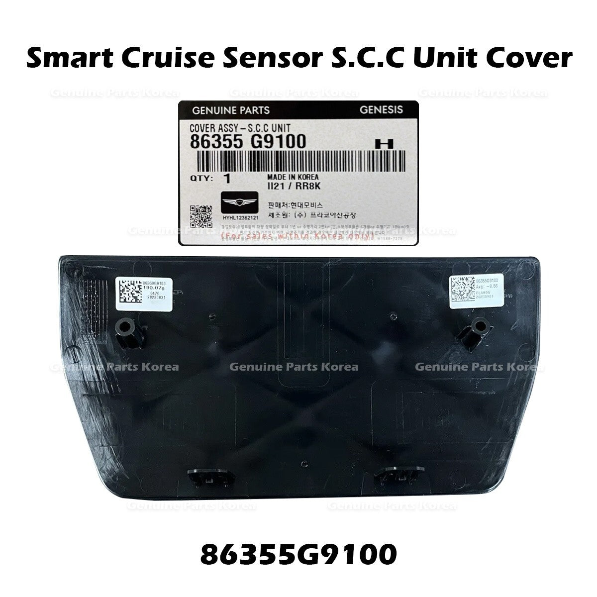 Genuine Smart Cruise Sensor S.C.C Unit Cover 86355G9100 for Genesis G70