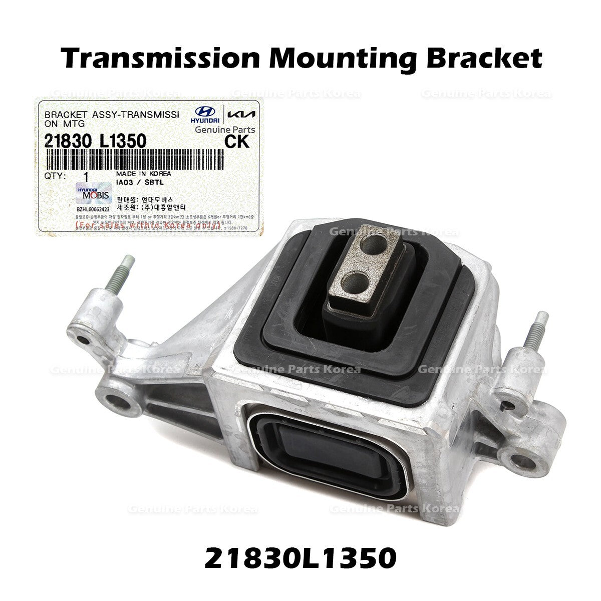 Genuine Transmission Mounting Bracket 21830L1350 for Hyundai Sonata