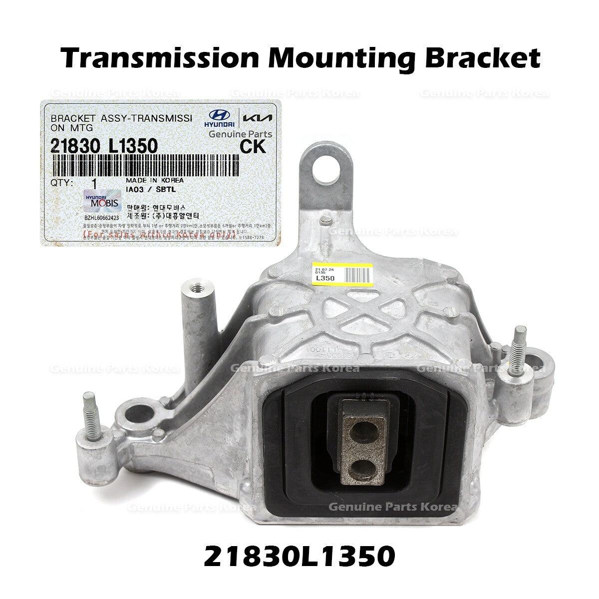 Genuine Transmission Mounting Bracket 21830L1350 for Hyundai Sonata