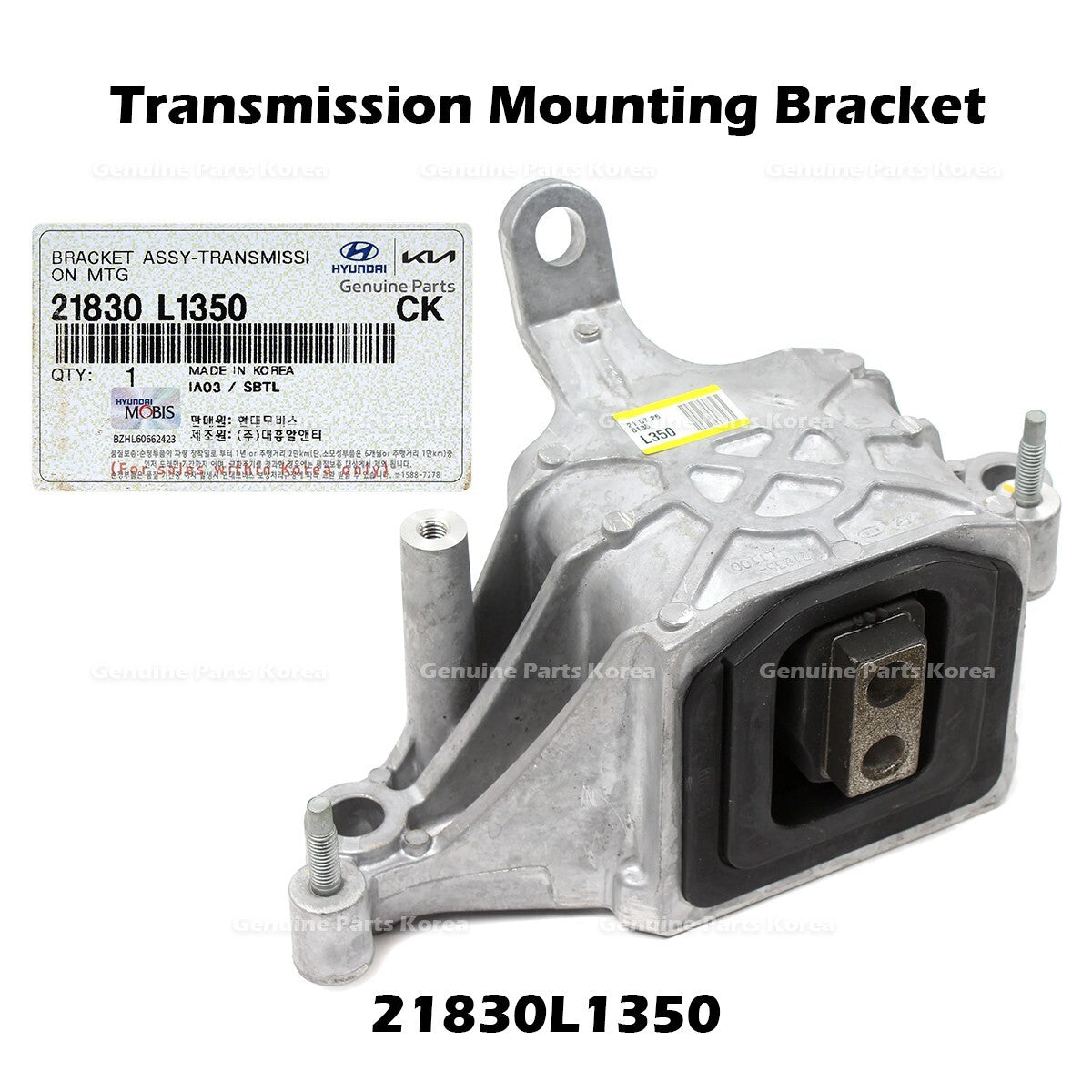Genuine Transmission Mounting Bracket 21830L1350 for Hyundai Sonata