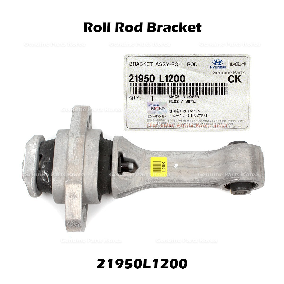 Genuine Roll Rod Bracket 21950L1200 for Hyundai Sonata