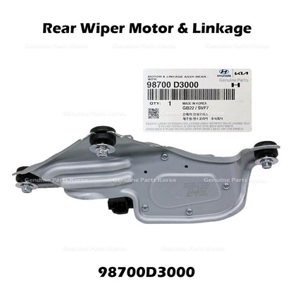Genuine Rear Wiper Motor & Linkage 98700D3000 for Hyundai Tucson