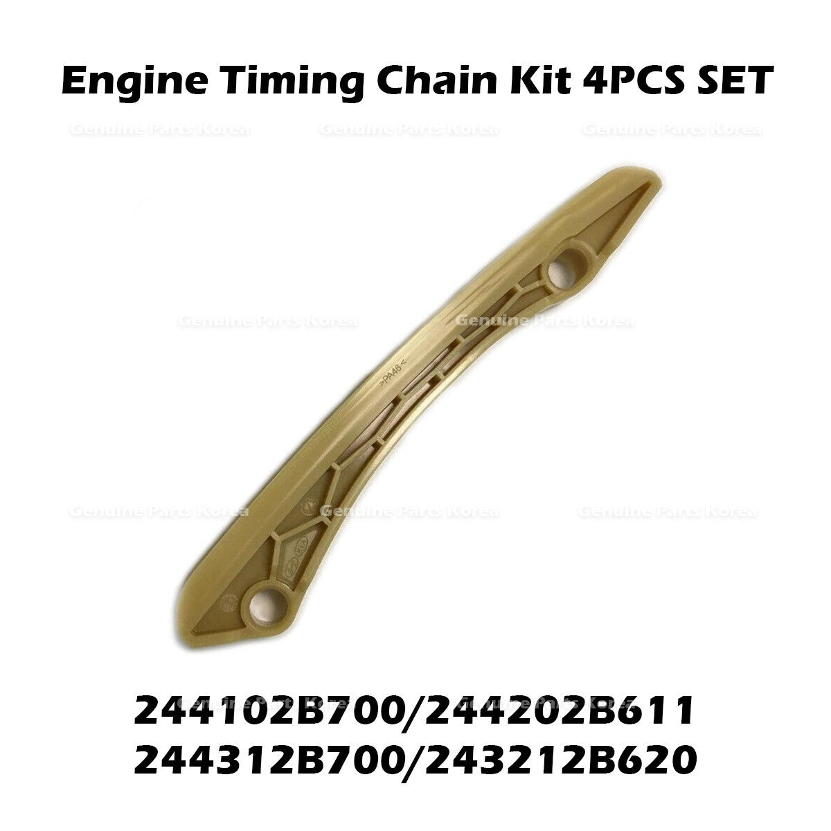 Genuine Engine Timing Chain Kit 4PCS SET for Hyundai Tucson Kia Optima Seltos