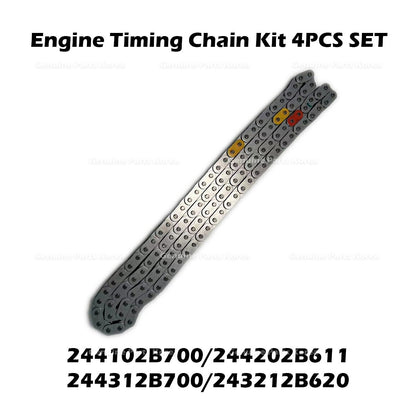 Genuine Engine Timing Chain Kit 4PCS SET for Hyundai Tucson Kia Optima Seltos