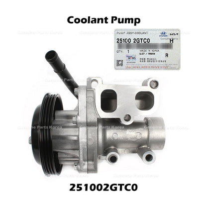 Genuine Coolant Pump 251002GTC0 for Hyundai Elantra N Tucson Kia Sportage