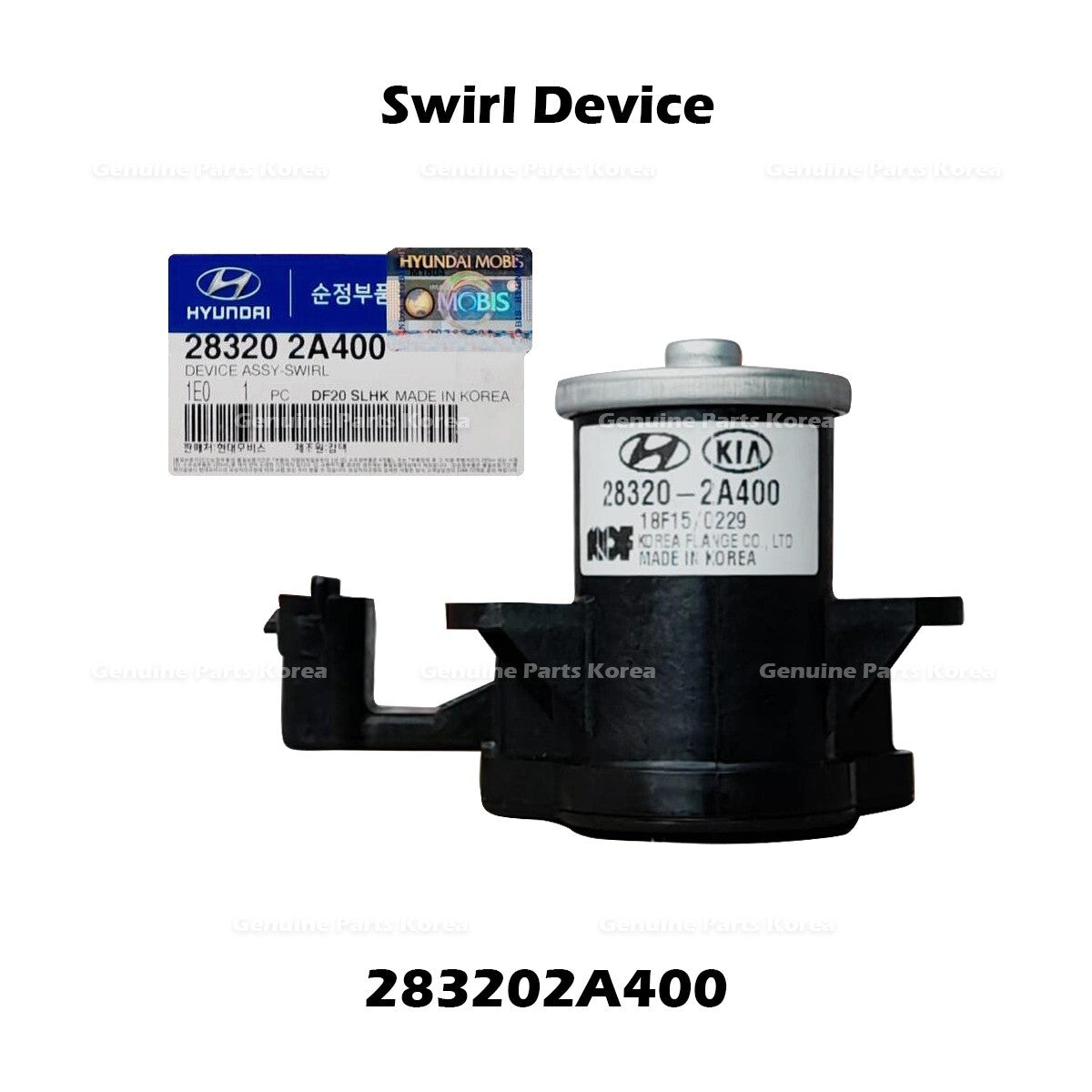 Genuine Swirl Device 283202A400 for Hyundai Elantra Accent Kia Carens Rondo
