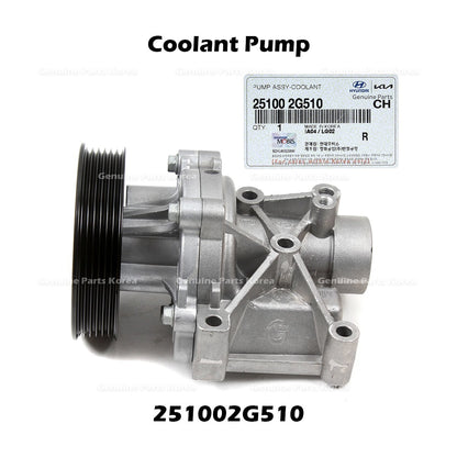 Genuine Coolant Pump 251002G510 for Hyundai Sonata Tucson Kia Optima Rondo