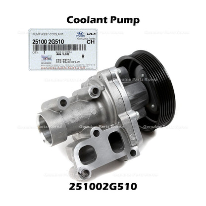 Genuine Coolant Pump 251002G510 for Hyundai Sonata Tucson Kia Optima Rondo