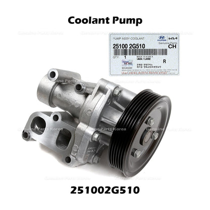 Genuine Coolant Pump 251002G510 for Hyundai Sonata Tucson Kia Optima Rondo