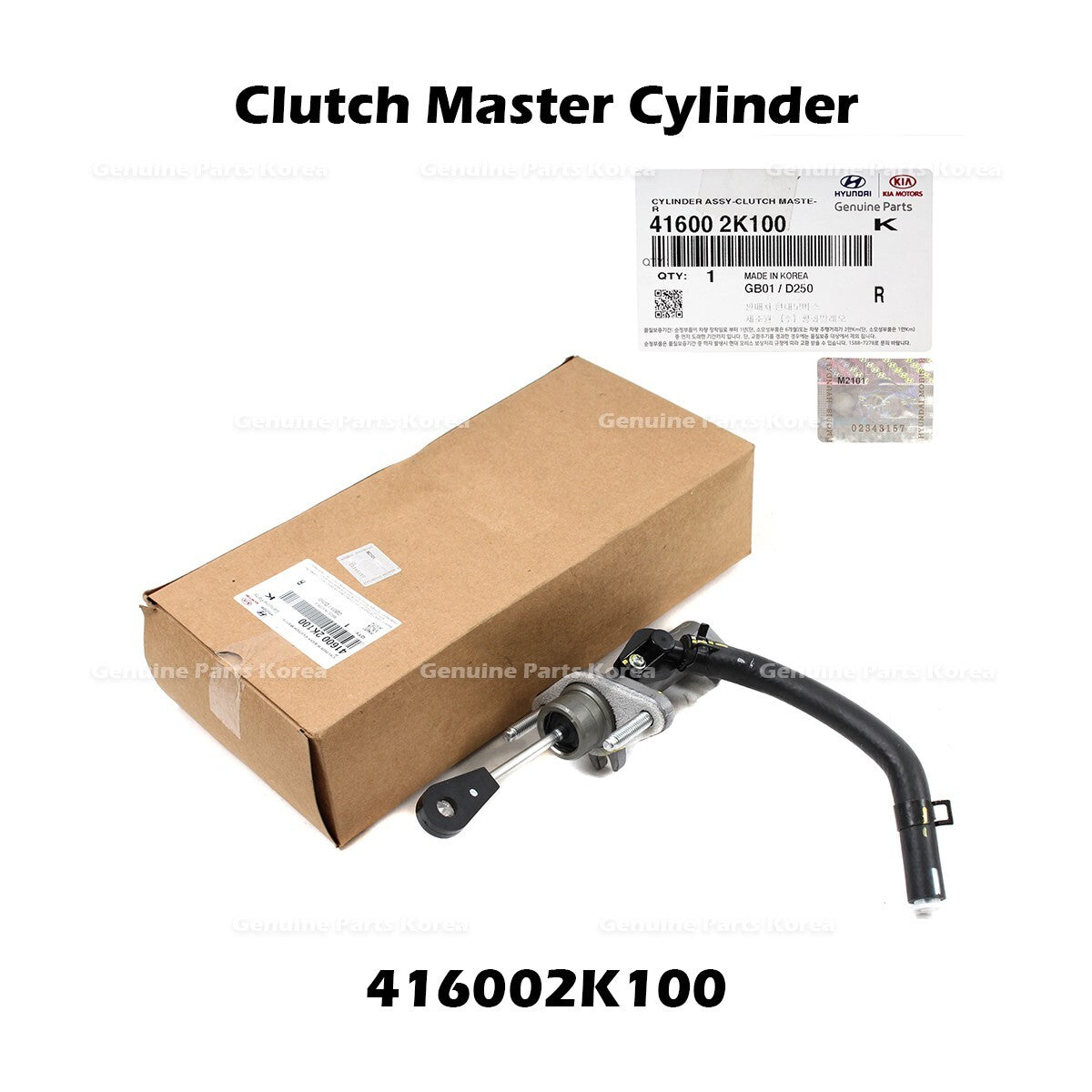 Genuine Clutch Master Cylinder 416002K100 for Kia Soul