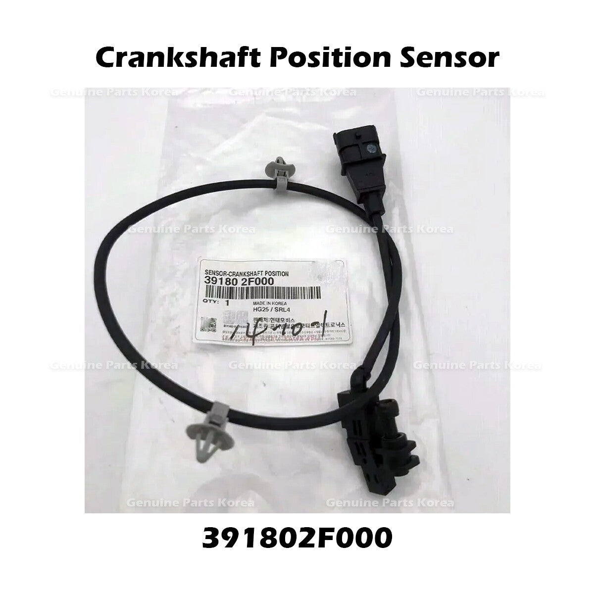 Genuine Crankshaft Position Sensor 391802F000 for Hyundai Santa Fe Kia Sorento