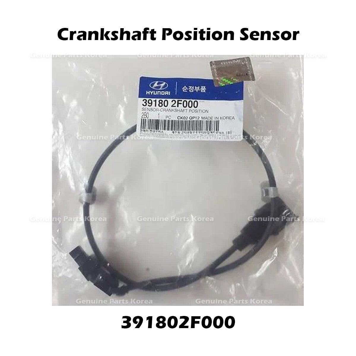 Genuine Crankshaft Position Sensor 391802F000 for Hyundai Santa Fe Kia Sorento