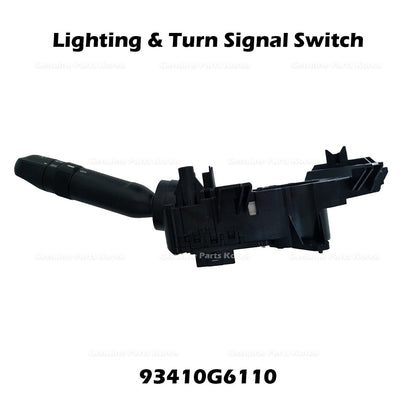 Genuine Lighting & Turn Signal Switch 93410G6110 for Hyundai Kona Kia Picanto