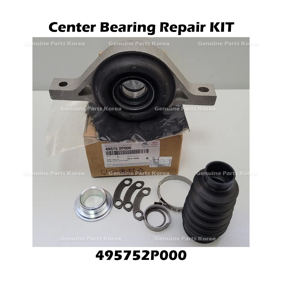 Genuine Center Bearing Repair KIT 495752P000 for Hyundai Tucson Kia Sportage