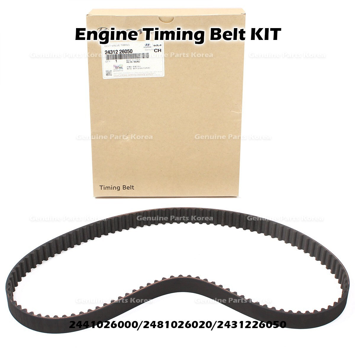 Genuine Engine Timing Belt KIT for Hyundai Accent Kia Rio