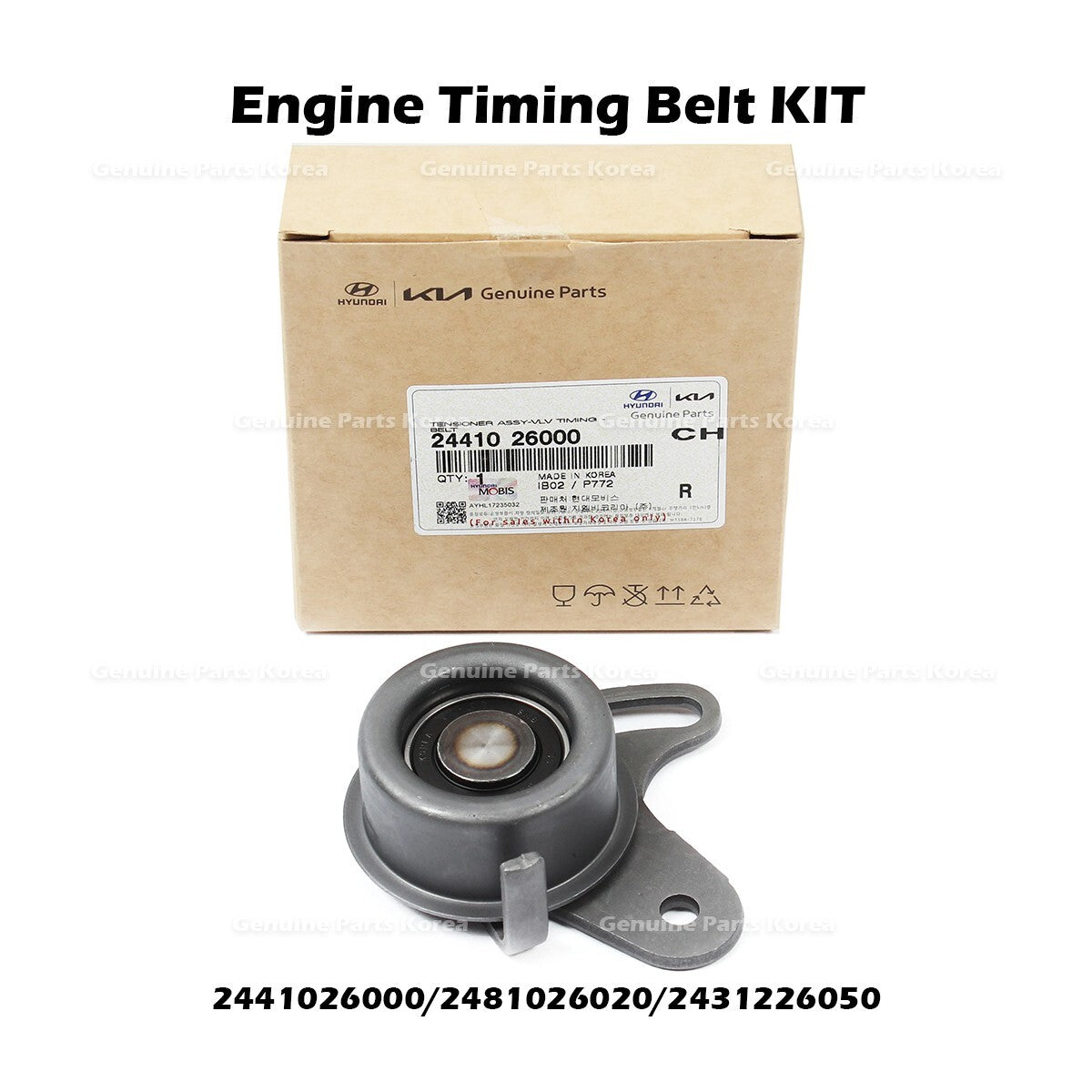 Genuine Engine Timing Belt KIT for Hyundai Accent Kia Rio