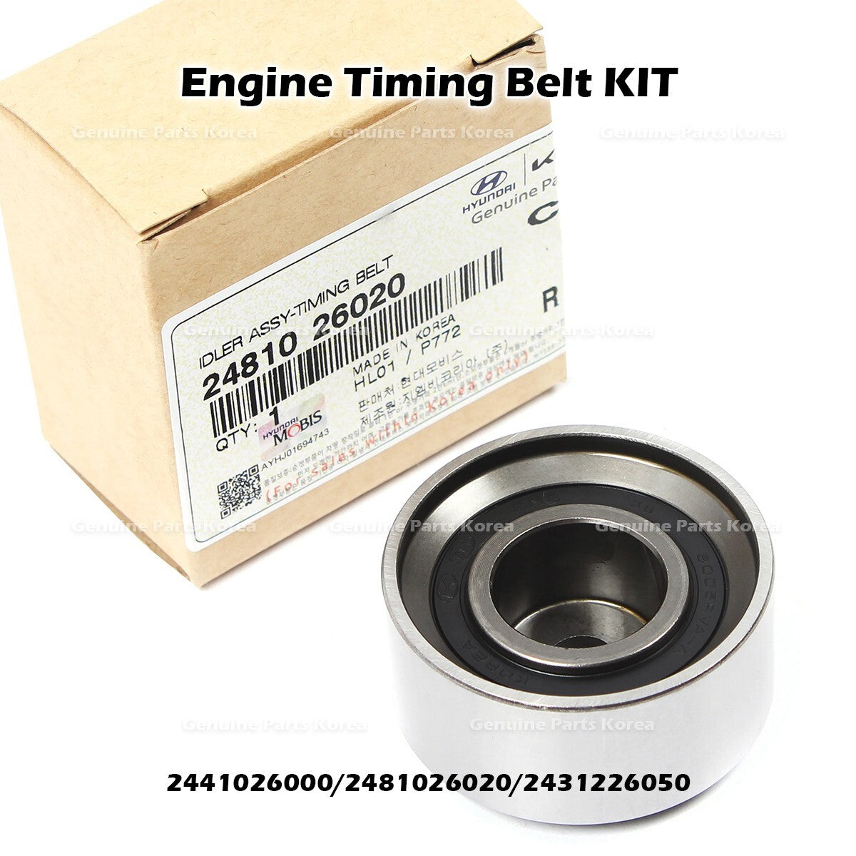 Genuine Engine Timing Belt KIT for Hyundai Accent Kia Rio