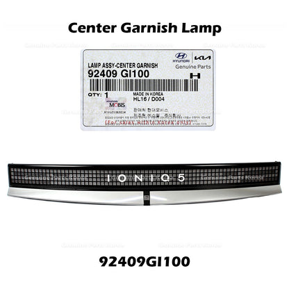 Genuine Center Garnish Lamp 92409GI100 for Hyundai Ioniq 5