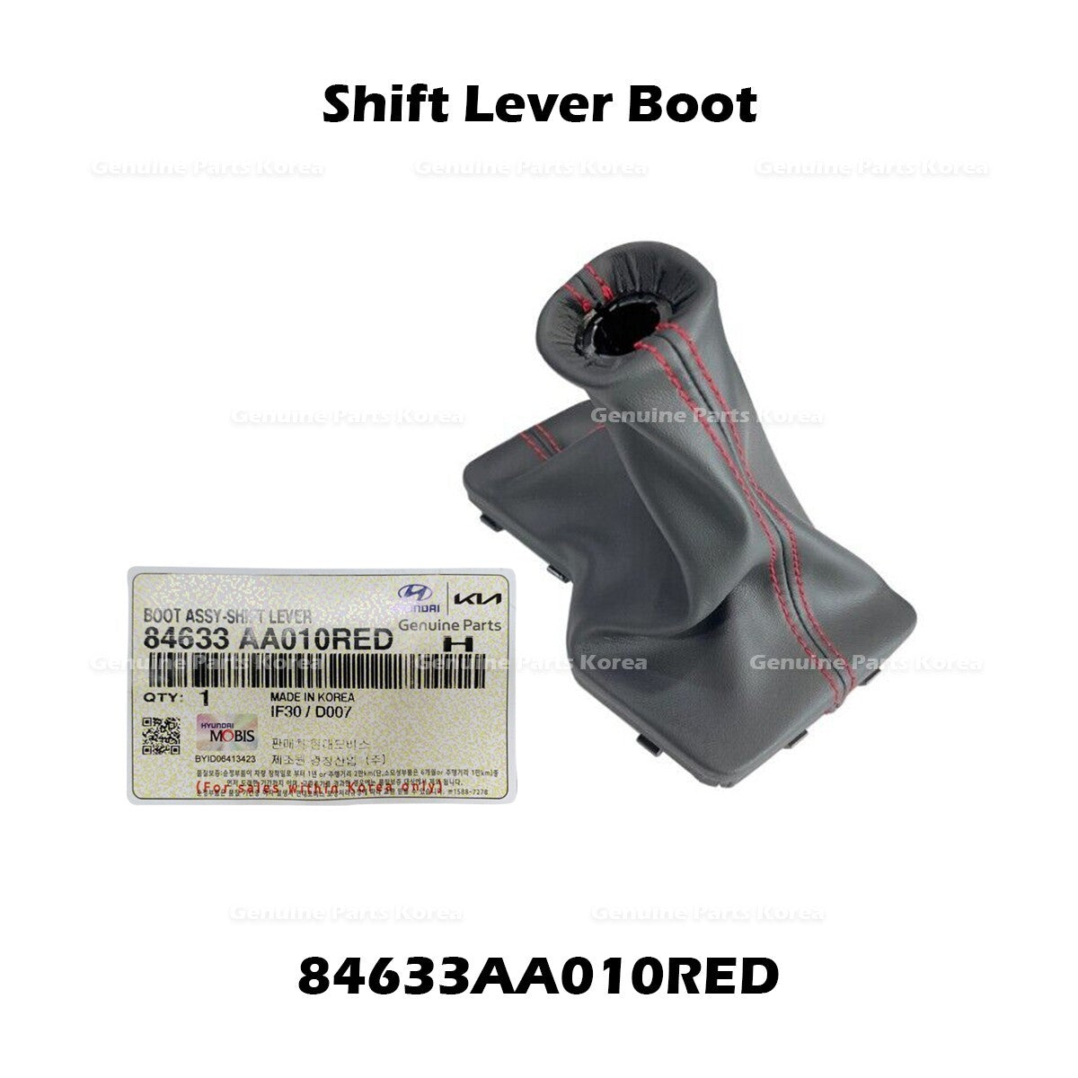 Genuine Shift Lever Boot 84633AA010RED for Hyundai Elantra N