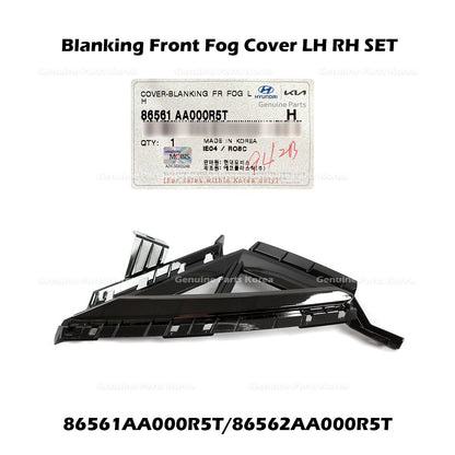 Genuine Blanking Front Fog Cover LH RH SET for Hyundai Elantra