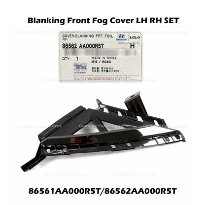 Genuine Blanking Front Fog Cover LH RH SET for Hyundai Elantra