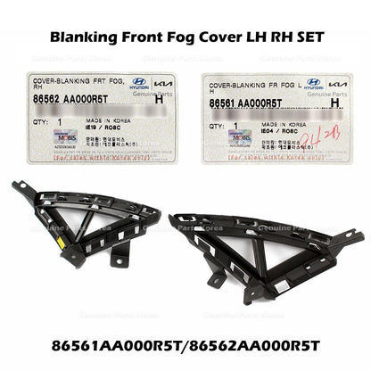 Genuine Blanking Front Fog Cover LH RH SET for Hyundai Elantra