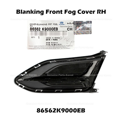 Genuine Blanking Front Fog Cover RH 86562K9000EB for Hyundai Veloster