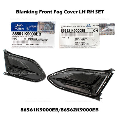 Genuine Blanking Front Fog Cover LH RH SET for Hyundai Veloster